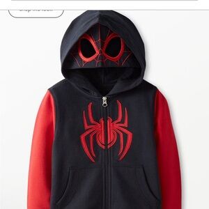Hanna Andersson Black and Red Spider Hoodie